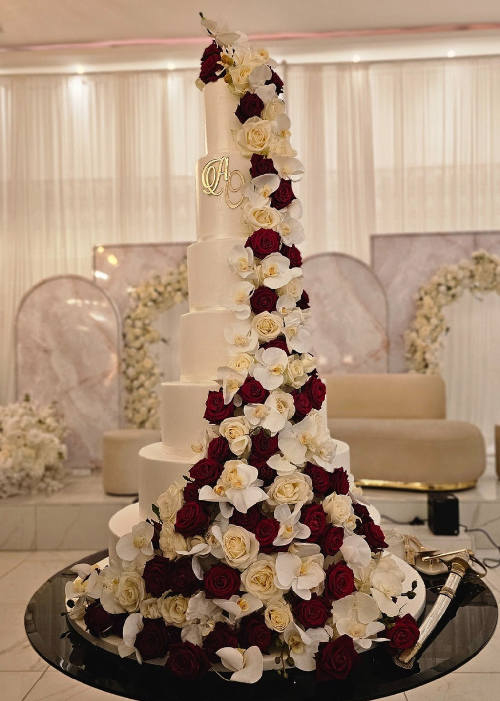 The Majestic Rose Waterfall