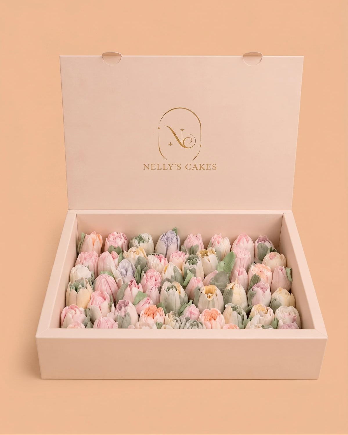Edible Zefyr Flowers - Nelly's Signature Box Nelly's Cakes Studio