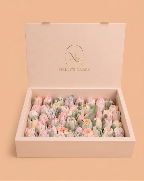 Edible Zefyr Flowers - Nelly's Signature Box Nelly's Cakes Studio