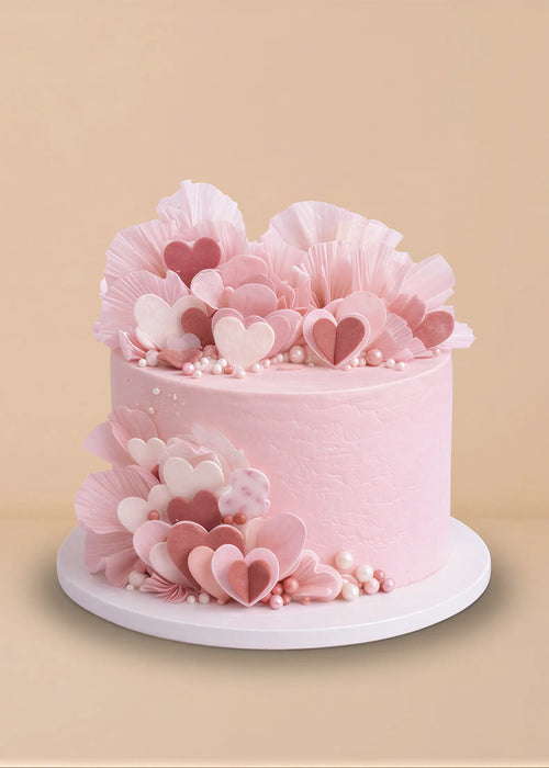 Heart Pop Pink Nelly's Cakes Studio